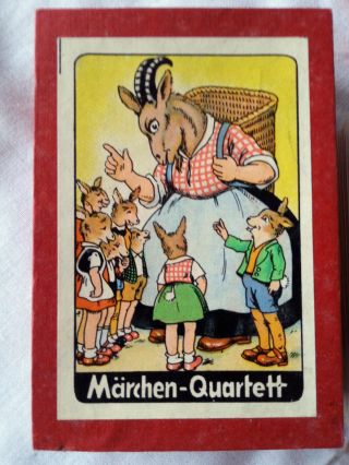 Quartett - Kartenspiel - Märchen - Komplett - Sehr Gut Erhalten - Sammlungsauflösung Bild