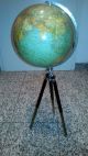 Großer Tripot Globus - - Stativ - Um 1950 - Columbus - Pappkugel Bis 180 Cm Hoch Wissenschaftliche Instrumente Bild 9