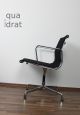 Alu Chair Ea107 Ch.  Eames Herman Miller Vitra Hopsak Schwarz Glanzchrom 1970-1979 Bild 5