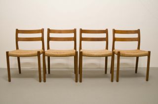4 Stühle Made In Denmark Nils Möller Style Bild