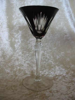Alter Römer Weinglas Kristall Bild