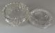 Schöne Kristall Deckeldose Kristalldose Mit Deckel 6cm Handgeschliffen Um 1900 Kristall Bild 3