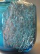 2 X Murano - Glas,  Alt,  Vase U Schale,  Blau,  Silberf.  Einschlüsse Maritim,  Meer Glas & Kristall Bild 3