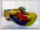 4 Murano Figuren,  Pracht Farbenspiel,  Großer Clown 34 U.  23 Cm 2x Aschenbecher Glas & Kristall Bild 3