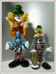 4 Murano Figuren,  Pracht Farbenspiel,  Großer Clown 34 U.  23 Cm 2x Aschenbecher Glas & Kristall Bild 4