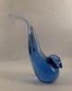 Murano Cenedese Signierter Glas Vogel Selten Tolles Blau Antonio Da Ros Ca.  1961 Glas & Kristall Bild 3