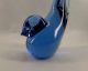 Murano Cenedese Signierter Glas Vogel Selten Tolles Blau Antonio Da Ros Ca.  1961 Glas & Kristall Bild 8