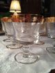 6 Murano Medici Römische Rotweingläser Echt - Gold Rand Rotweinglas 1960 Glas & Kristall Bild 9