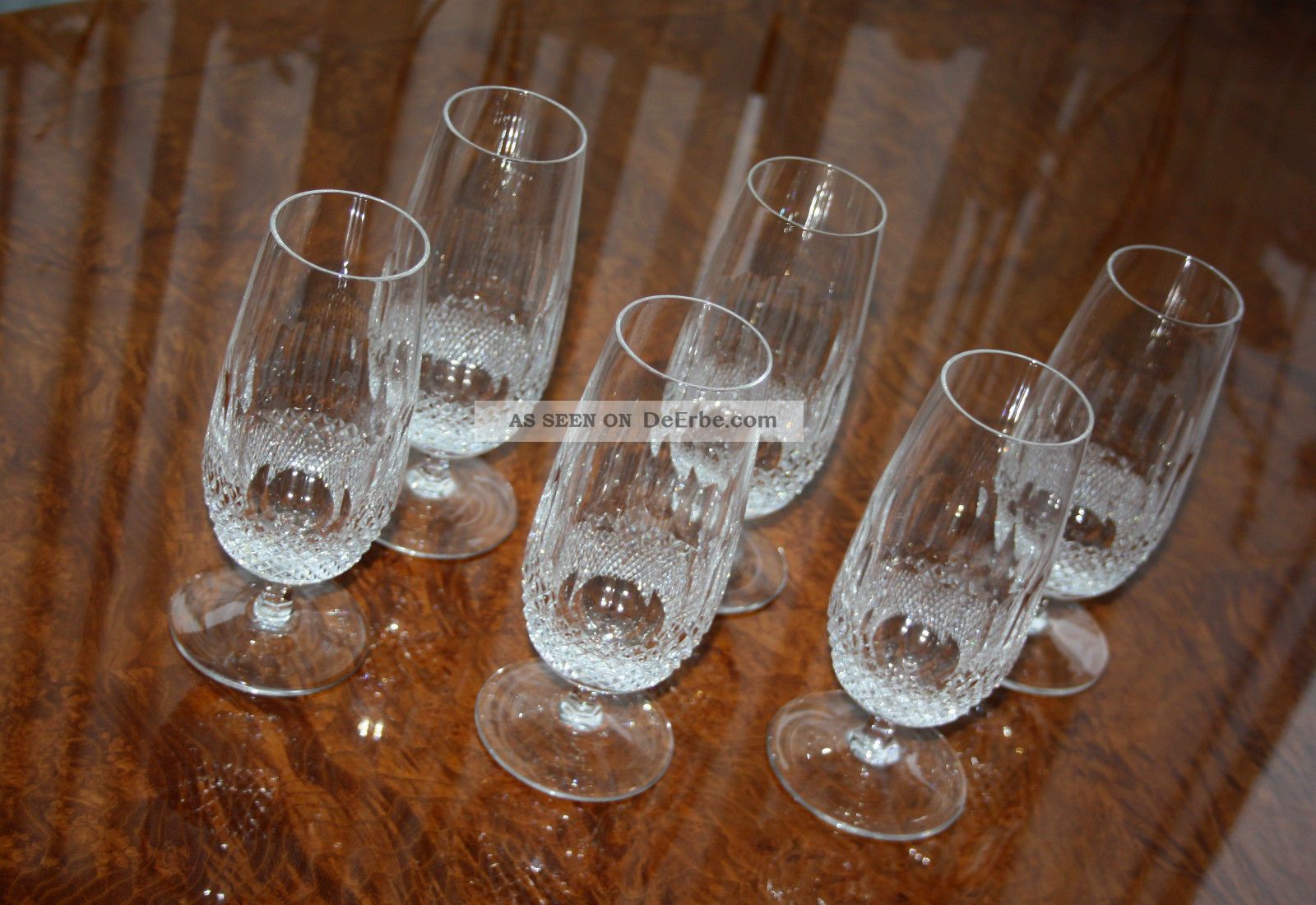 6 Kristallgläser Biertulpen Biergläser Kristall - Waterford Crystal Colleen ? Kristall Bild