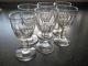 6 Antike Gläser Sherryglas Weinglas Facettenschliff Um 1880 Kristall Bild 3