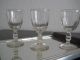 6 Antike Gläser Sherryglas Weinglas Facettenschliff Um 1880 Kristall Bild 5