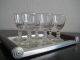 6 Antike Gläser Sherryglas Weinglas Facettenschliff Um 1880 Kristall Bild 6
