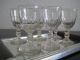 6 Antike Gläser Sherryglas Weinglas Facettenschliff Um 1880 Kristall Bild 7