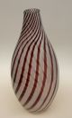 Murano Vase,  Lila Weiß Pastelltöne,  29 Cm,  Um 1960 Glas & Kristall Bild 1