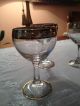 6 Murano Medici Portwein Gläser Dessertwein Glas Echt - Gold Rand 1960 Glas & Kristall Bild 4