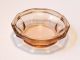 Rosa Pressglas - Rosalin - Schale,  Aschenbecher Trinkglas Sammlerglas Bild 1
