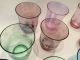 Antike Gläser,  Bunt,  Mundgeblasen Und Handgeschliffen,  Art Deco Glas & Kristall Bild 9