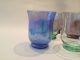 Antike Gläser,  Bunt,  Mundgeblasen Und Handgeschliffen,  Art Deco Glas & Kristall Bild 2