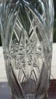 Rarität Böhmen Ein Vasen Paar Jugendstil Kristallglas Handgeschliffen Antik Sammlerglas Bild 3