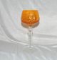 Glas Römer Weinserie Wein Orange Bleikristall H.  20cm D.  7cm Weinrebe Stern Kristall Bild 1