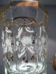 2 Exquisite Biedermeiergläser Um 1830,  Kristall Facettiert,  Feine Bemalung,  1 A Sammlerglas Bild 5