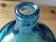 Siphonflasche,  Sodaflasche,  Syphon,  Sifon,  Seltzer Bottle,  Blau,  Miniflasche Sammlerglas Bild 1