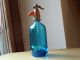 Siphonflasche,  Sodaflasche,  Syphon,  Sifon,  Seltzer Bottle,  Blau,  Miniflasche Sammlerglas Bild 3