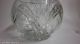 Schwere Bleikristall Glas Bowle Mit 6 Becher Und Glasschöpfer Facettenschliff Kristall Bild 1