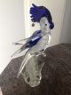 Murano Figur Papagei - Blau - Neuwertig - Glas & Kristall Bild 1