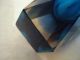 Murano Block Vase,  Blaue Facettenvase 3 - Fach,  20,  8 Cm Groß Glas & Kristall Bild 6