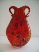 Große Glas Vase Muranoglas Murinnen.  Millefiorie.  3kg. Glas & Kristall Bild 2