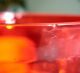 Glas Vase Rubinrot Luftblasen Schöne Hyazinthenvase 70s (marita Voigt ?) Rar Sammlerglas Bild 5