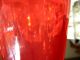 Glas Vase Rubinrot Luftblasen Schöne Hyazinthenvase 70s (marita Voigt ?) Rar Sammlerglas Bild 6