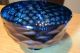 Antik Glas Schale Glass Sugar Bowl English Bristol Blue Brilliant Cobalt Um 1790 Sammlerglas Bild 2