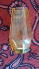 Böhmen Moser Kristallglas Vase Heliolitglas Bei Kaltlicht Grasgrün 1930 Art Deco Sammlerglas Bild 6