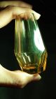 Böhmen Moser Kristallglas Vase Heliolitglas Bei Kaltlicht Grasgrün 1930 Art Deco Sammlerglas Bild 7