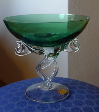 Glasschale,  Mundgeblasen,  Silberberg - Kristall,  Bodenmais,  Waldglashütte - Bild