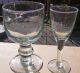 2 Alte (?) Sehr Schöne Mundgeblasene Gläser Portwein Pokalglas Weinglas Glas & Kristall Bild 2