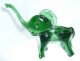 Grüner Glas Elefant über 600 Gramm Morano Top Glas & Kristall Bild 1