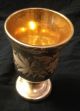 1 Antiker Pokal Kelch Bauernsilber Ko - 1447 Glas & Kristall Bild 7
