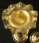 1 Paar Antike Bauernsilber Leuchter Schaumsilber Bemalt Ko - 1444 Glas & Kristall Bild 1