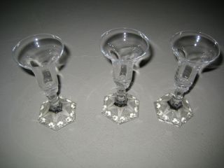 3 Rosenthal Kerzenständer Aus Glas Classic Rose Form Maria Kerzenhalter Bild