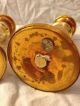 1 Paar Antike Goldene Kerzenleuchter Bauernsilber Schaumsilber Ko - 1446 Glas & Kristall Bild 7