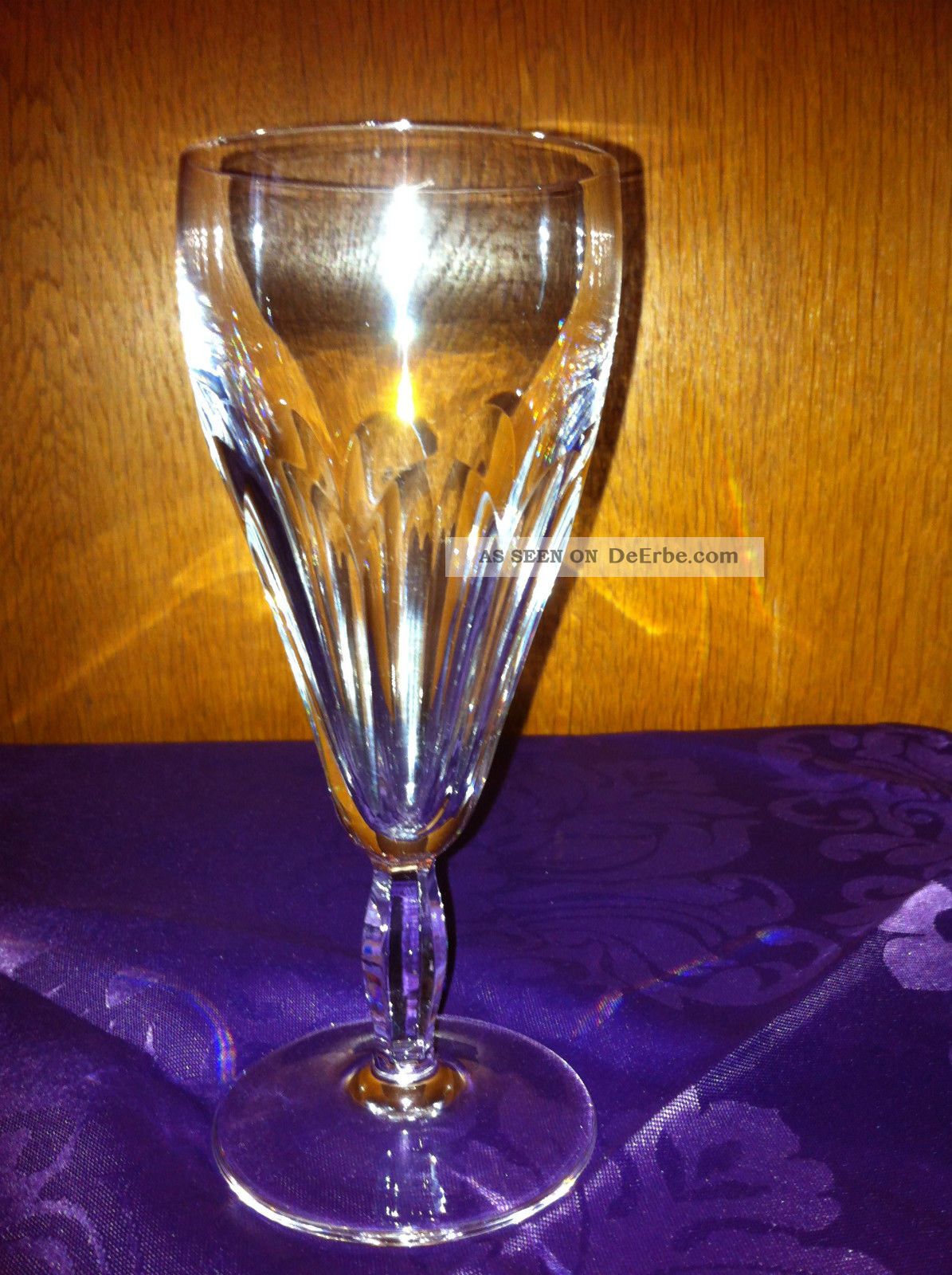 Peill Marion Sektglas Sektflöte 16,2 cm Kristall Glas mundgeblasen geschliffen 