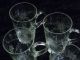 Alte Gläser 6 Stück Punsch Bowlwgläser Kristall Mit Schliff U.  Henkel Ohne Besch Glas & Kristall Bild 2