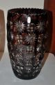 Vase,  Bleikristall Mundgeblasen Und Handgeschliffen,  Amethyst Kristall Bild 3