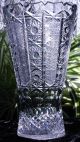 Große Antike Filigrane Bleikristall - Vase Handgeschliffen Vitrinenobjekt Kristall Bild 2