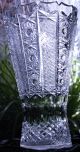 Große Antike Filigrane Bleikristall - Vase Handgeschliffen Vitrinenobjekt Kristall Bild 5