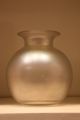 Irisierende Künstler Glas Vase Etched Smoked Glass Mouthblown Kristall Bauchig Glas & Kristall Bild 7