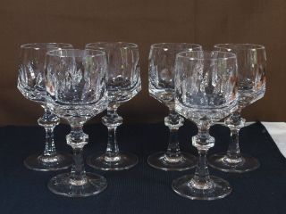 Nachtmann Alexandra Schweres Kristallglas 6x Weinglas Weinpokal Römerglas Bild